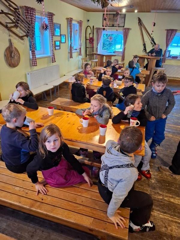 Lyžáček při školní družině