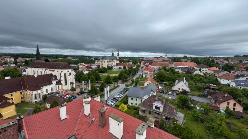 Taktické cvičení hasičů spojené s evakuací školy