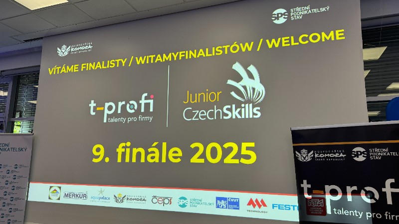 Třetí místo v republikovém kole v soutěže T-profi