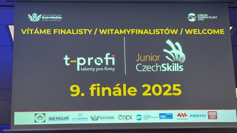 Třetí místo v republikovém kole v soutěže T-profi
