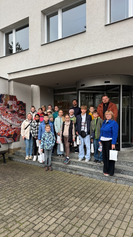 Návštěva z partnerské školy ZŠ Štefana Kluberta v Levoči