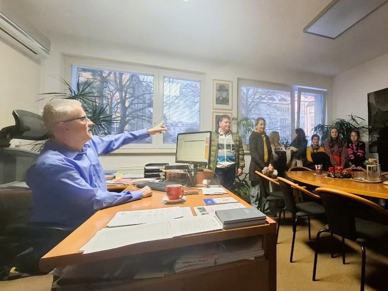 Šesťáci na Městském úřadě v Litomyšli