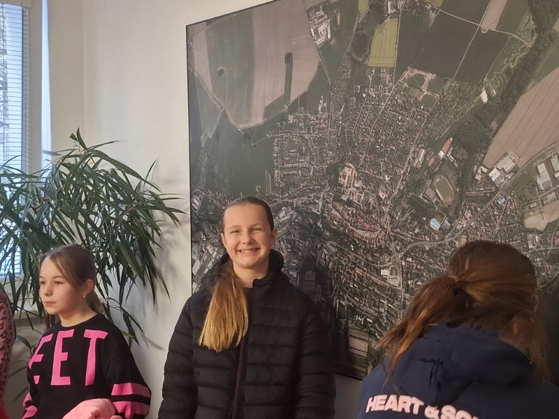 Šesťáci na Městském úřadě v Litomyšli