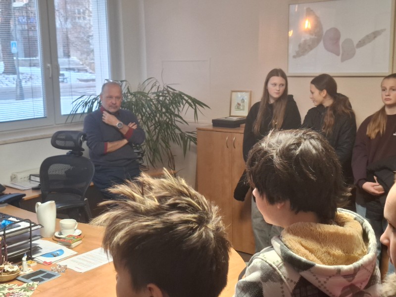 Šesťáci na Městském úřadě v Litomyšli