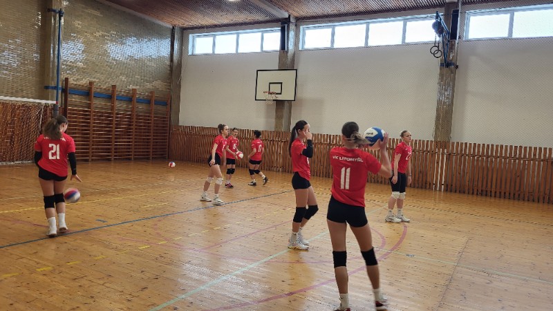 Třetí místo v oblastním kole volejbalu