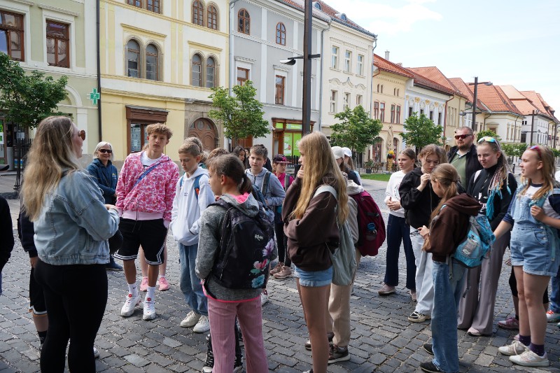 Návštěva partnerské školy Štefana Kluberta v Levoči