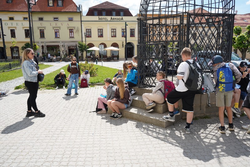 Návštěva partnerské školy Štefana Kluberta v Levoči Návštěva partnerské školy Štefana Kluberta v Levoči