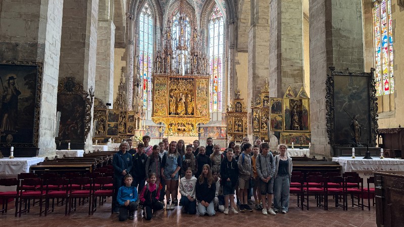 Návštěva partnerské školy Štefana Kluberta v Levoči