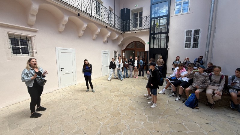 Návštěva partnerské školy Štefana Kluberta v Levoči