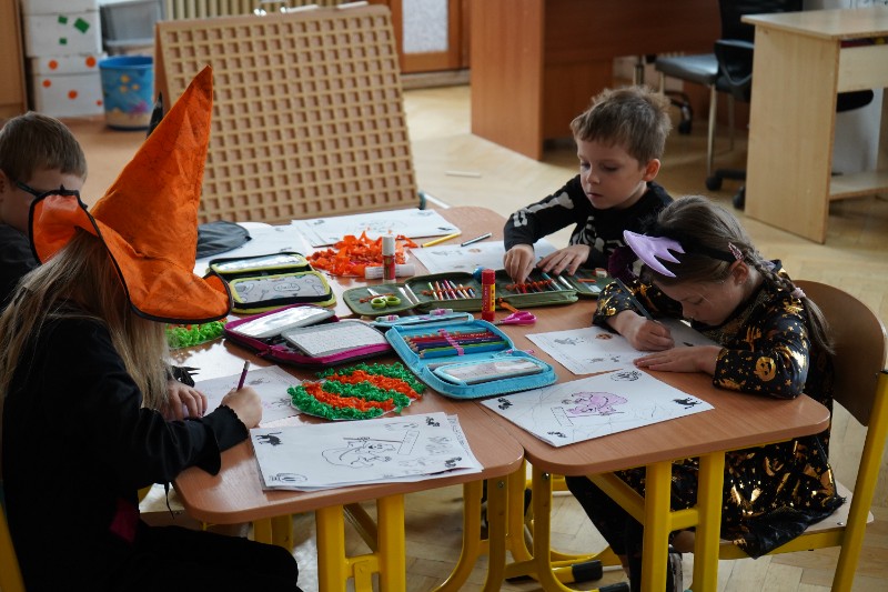 Halloweenský den na ZŠ Zámecká