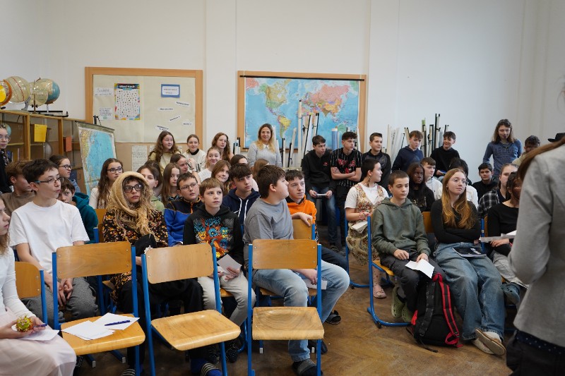 Divadelní představení žáků 7. ročníku