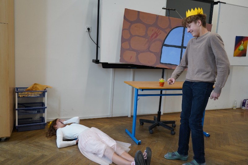 Divadelní představení žáků 7. ročníku