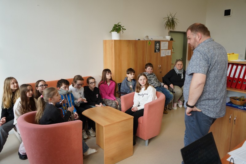 Návštěva páťáků z Janova, Osíka a Němčic