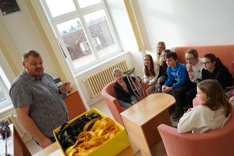 Návštěva páťáků z Janova, Osíka a Němčic