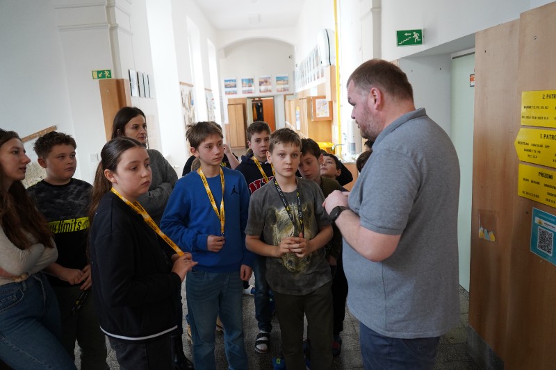 Návštěva páťáků z Janova, Osíka a Němčic Návštěva páťáků z Janova, Osíka a Němčic