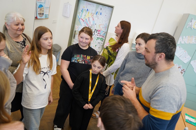 Návštěva páťáků z Janova, Osíka a Němčic