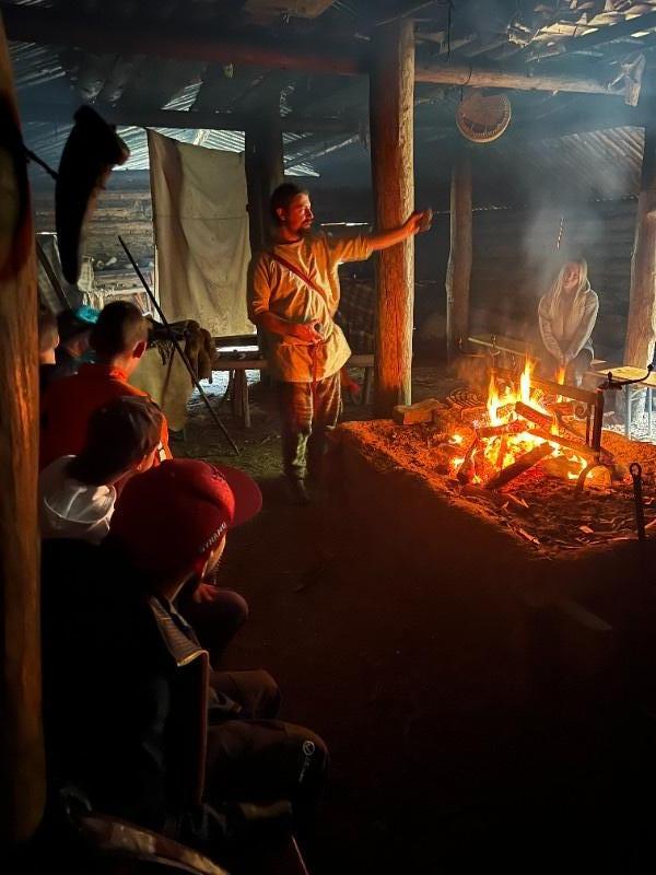 Dějepisná exkurze šesťáků na Křivolík