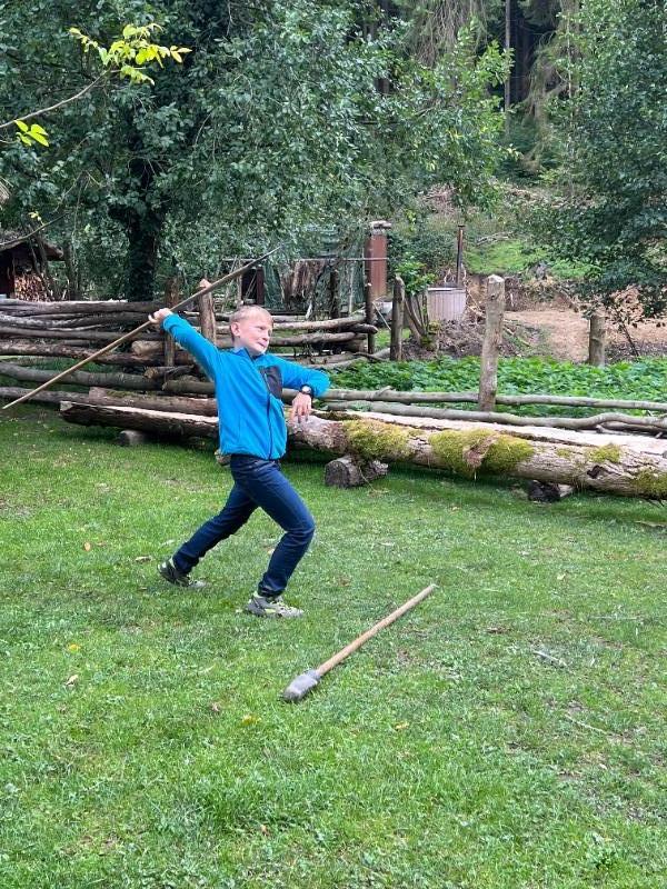 Dějepisná exkurze šesťáků na Křivolík