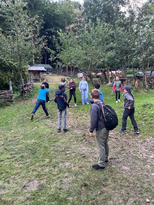 Dějepisná exkurze šesťáků na Křivolík