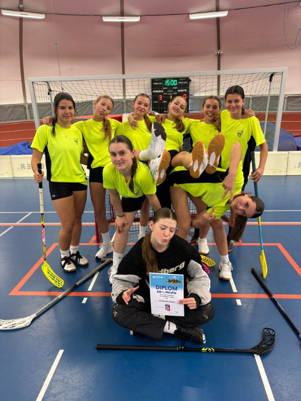 Okresní kolo florbalu dívek
