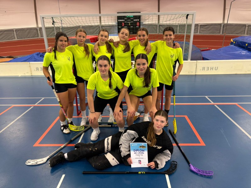 Okresní kolo florbalu dívek