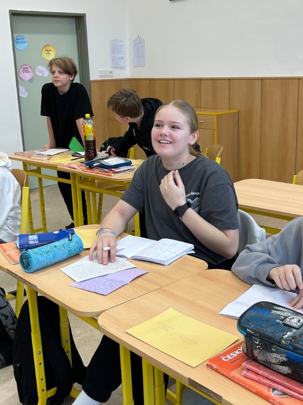 Dopisování s žáky z jiné školy