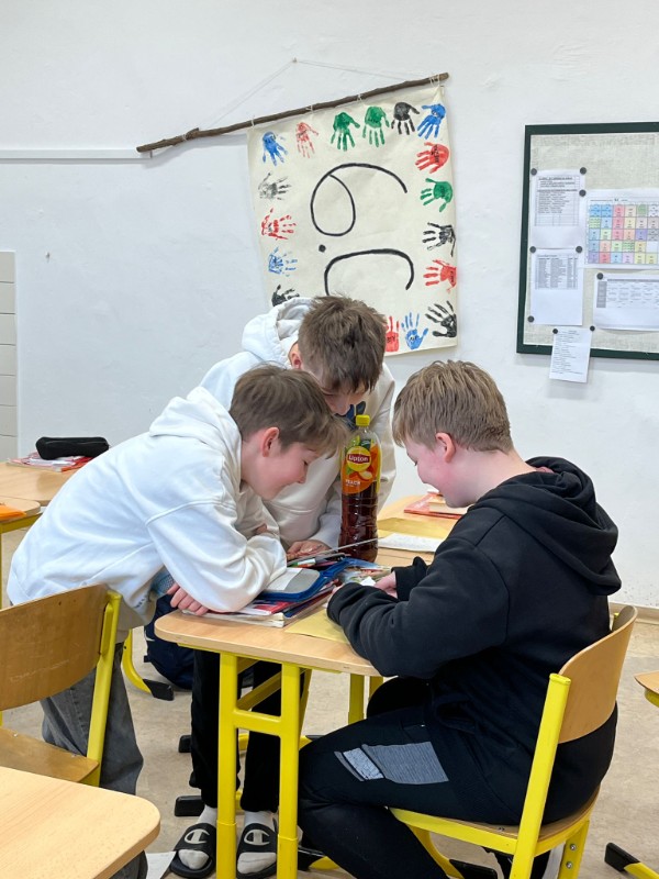 Dopisování s žáky z jiné školy