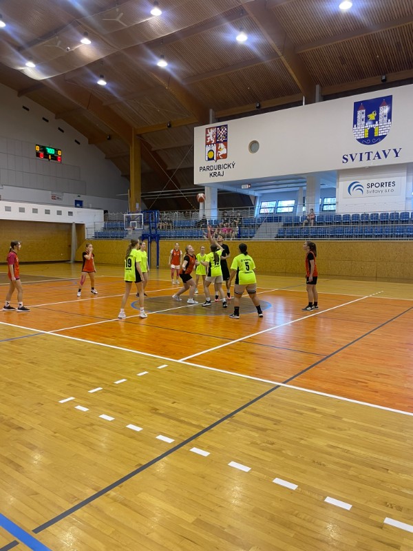 Třetí místo v okresním kole basketbalu