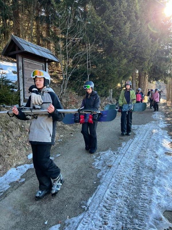 Lyžařský kurz žáků 7. ročníku