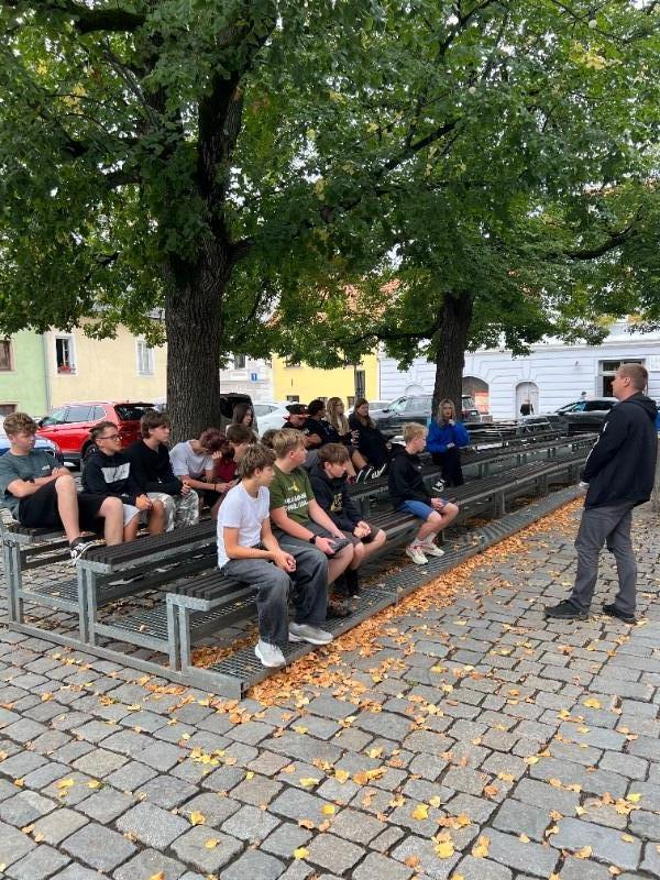 Osmáci na prohlídce židovské Litomyšle