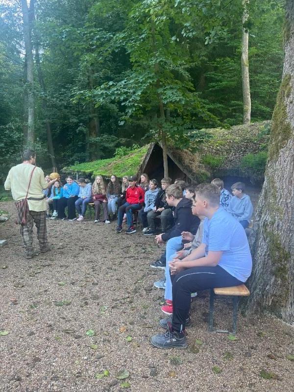 Dějepisná exkurze šesťáků na Křivolík