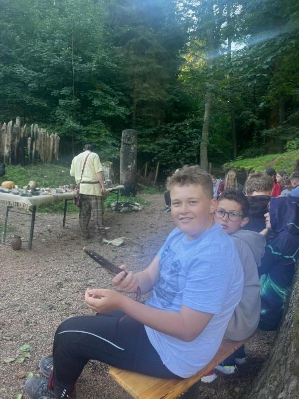 Dějepisná exkurze šesťáků na Křivolík