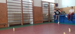 TV - hra Mölkki a gymnastické figury