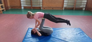 TV - hra Mölkki a gymnastické figury