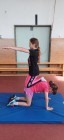TV - hra Mölkki a gymnastické figury
