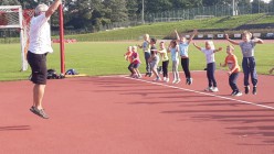 Cvičíme na stadioně