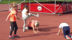 Cvičíme na stadioně