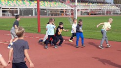 Cvičíme na stadioně