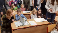 Slavnostní předávání slabikářů