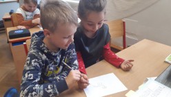Křižovatky - preventivní program s paní psycholožkou Ivou Sedláčkovou, skupinová práce