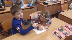 Křižovatky - preventivní program s paní psycholožkou Ivou Sedláčkovou, skupinová práce