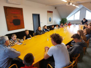 Setkání žákovského parlamentu se starostou města