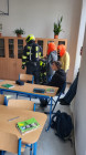 Taktické cvičení hasičů spojené s evakuací školy