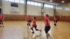 Třetí místo v oblastním kole volejbalu