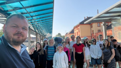 Návštěva partnerské školy Štefana Kluberta v Levoči