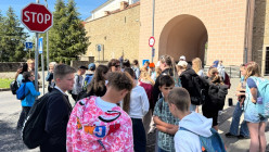Návštěva partnerské školy Štefana Kluberta v Levoči