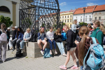 Návštěva partnerské školy Štefana Kluberta v Levoči