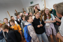 Návštěva partnerské školy Štefana Kluberta v Levoči
