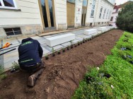 Proměna prostoru před školou Proměna prostoru před školou