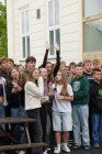 Taktické cvičení hasičů spojené s evakuací školy